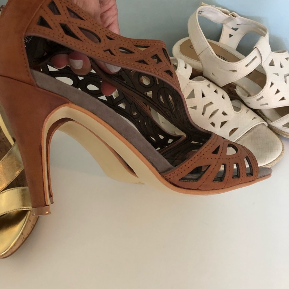 7.5 women’s heal wedge summer sandal - Picture 6 of 7
